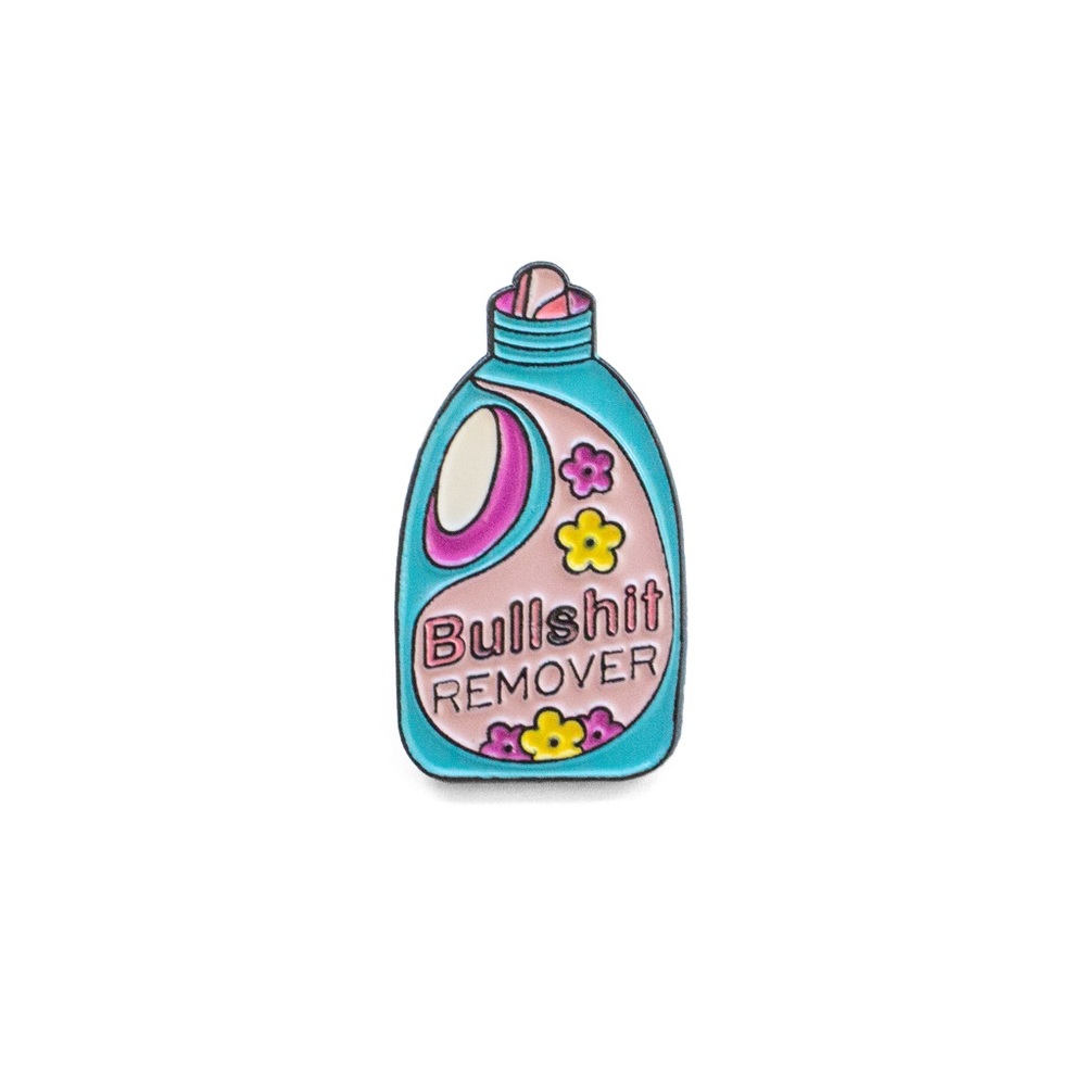 BS Remover Enamel Pin